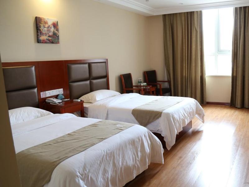 GreenTree Inn Shandong Zaozhuang Shanting JinkeGuoji Yijiaren Business Hotel Bagian luar foto