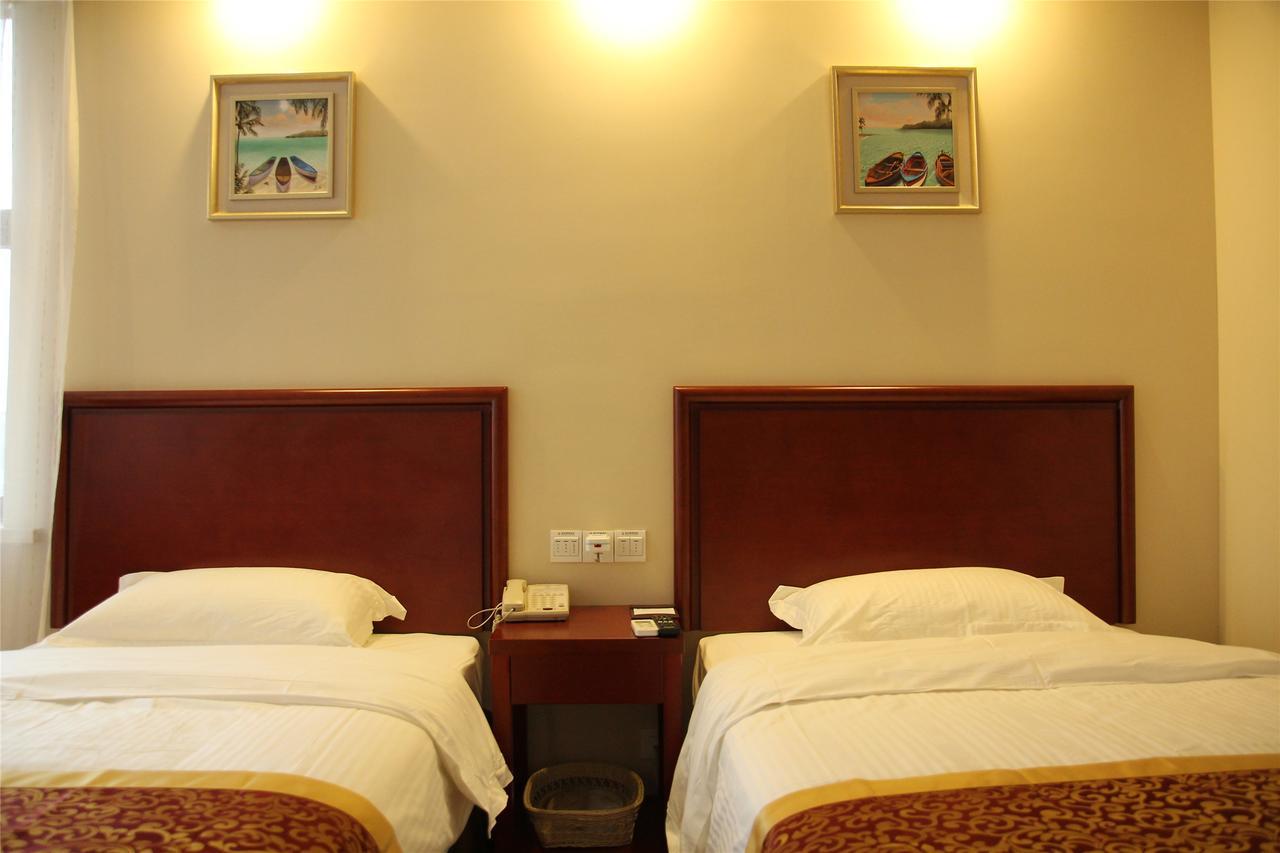 GreenTree Inn Shandong Zaozhuang Shanting JinkeGuoji Yijiaren Business Hotel Bagian luar foto
